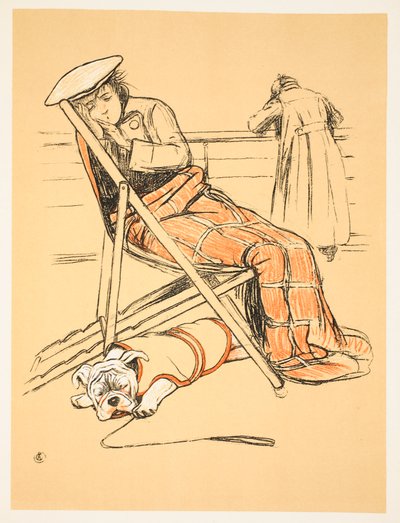 Nyomorult úrnőm, „Egy meleg kutyából, egy bolond év története” Aldin, Cecil Charles Windsor (1870-1935), megjelent William Heineman, 1905. Illusztráció, 1. kiadás, kréta és zsírkréta papíron alkotó: Cecil Charles Windsor Aldin